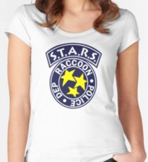 Camiseta entallada de cuello ancho ESTRELLAS