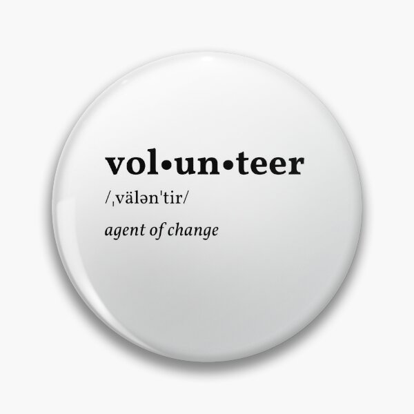 Item preview, Volunteer- Agent of Change designed and sold by Faktchill.
