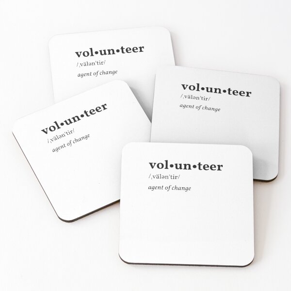 Item preview, Volunteer- Agent of Change designed and sold by Faktchill.