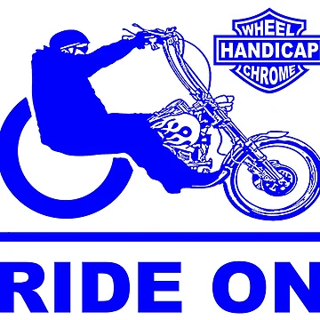 Artwork thumbnail, Handicap; Ride On; by StickerApe