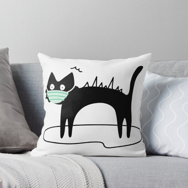 Item preview, cat with a mask designed and sold by Vernon Carl D'souza.
