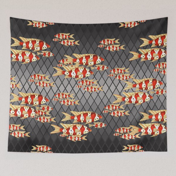 Item preview, Red Clowns designed and sold by vibeceramics.