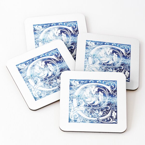 Artikelvorschau, Der Buchstabe C Blue Ocean Waves entworfen und verkauft von yacine12353.