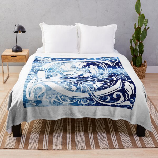 Item preview, The Letter C Blue Ocean Waves  designed and sold by yacine12353.