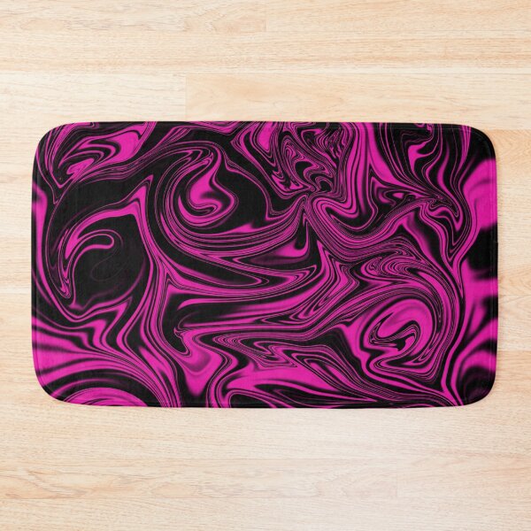 Item preview, Pink and Black Swirl Paint Pattern Design designed and sold by parallessmerch.