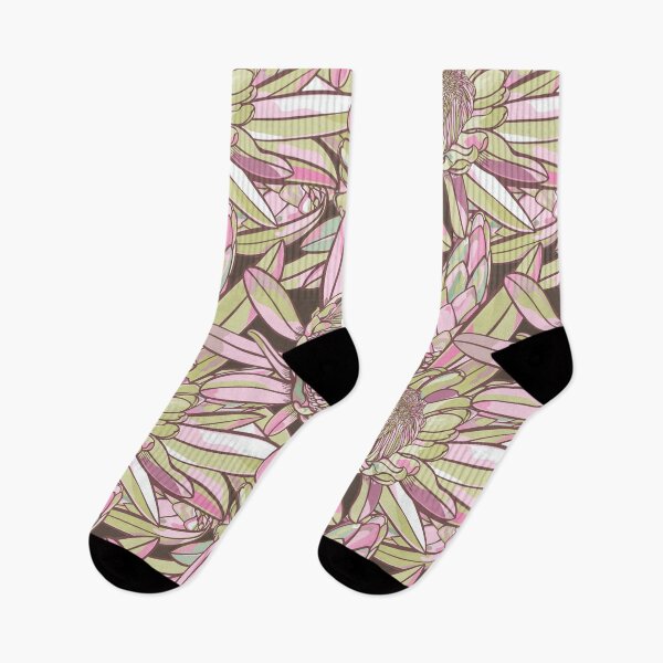 Item preview, Protea Garden - Green and Pink designed and sold by Sketchbook Designs.