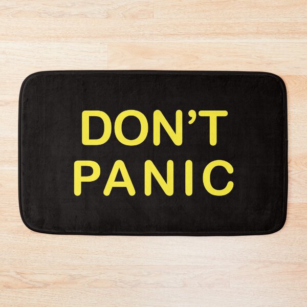 Item preview, Don’t Panic Graphic Print designed and sold by mserido.