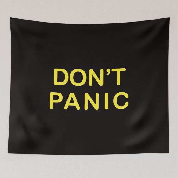 Item preview, Don’t Panic Graphic Print designed and sold by mserido.