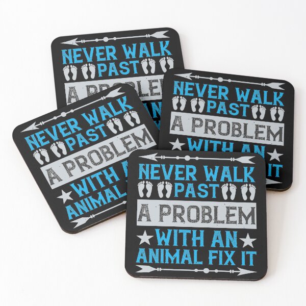 Item preview, Never Walk Past A Problem With An Animal - Fix It designed and sold by GoodVibeDesign.