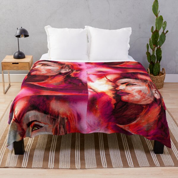 Item preview, Portrait Rosy pink abstract woman lady painting designed and sold by SILVERAPPLE.