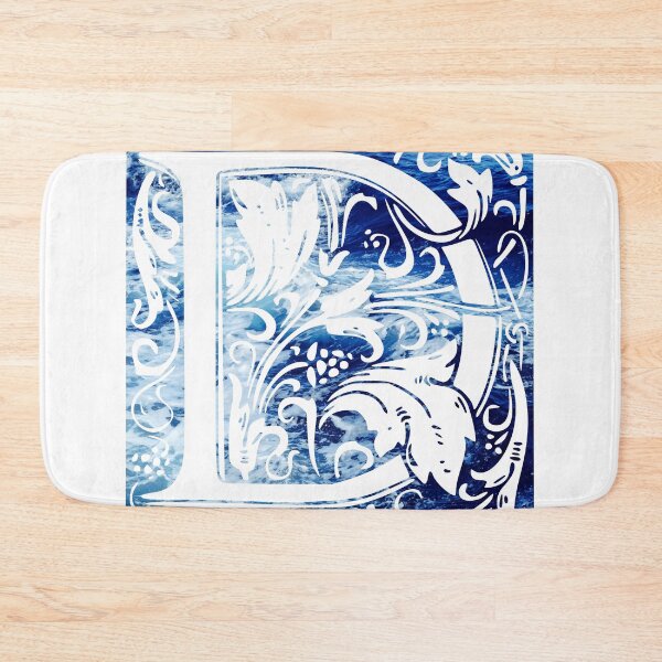 Item preview, The Letter D Blue Ocean Waves  designed and sold by yacine12353.