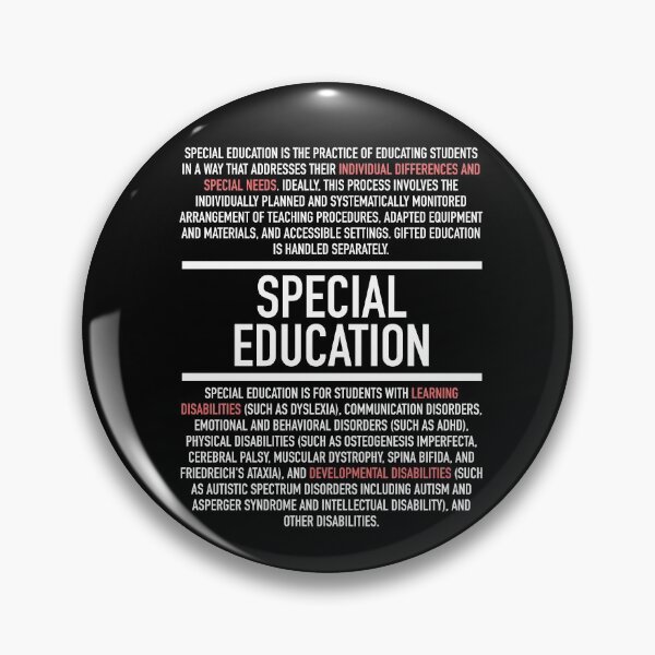 Item preview, Special Education Definition designed and sold by HiddenVerb.