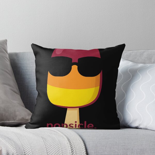 Item preview, Summer Popsicle design Funny Hipster Novelty Ice Cream Emoji print designed and sold by Lisbob.