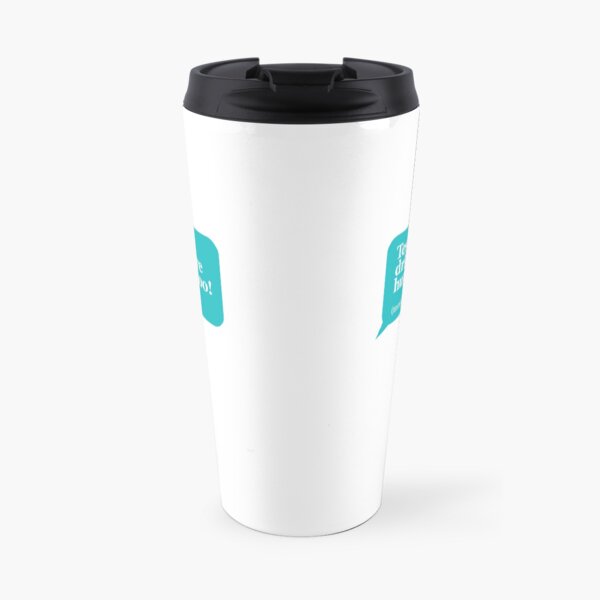 Tesla drivers are human too... some of the time - Chat Teal Travel Mug