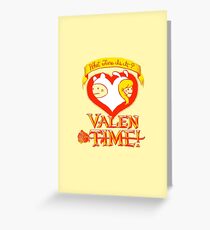 ValenTIME! Greeting Card