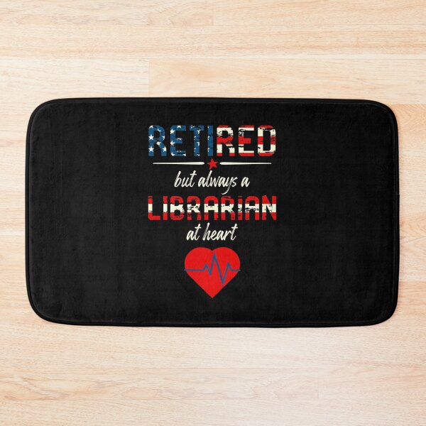 Item preview, Retired But Always a Librarian Heartbeat designed and sold by at85productions.