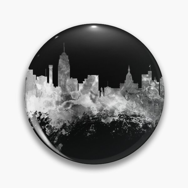 Item preview, Lansing Michigan Skyline designed and sold by ArtPrints.