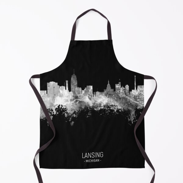 Item preview, Lansing Michigan Skyline designed and sold by ArtPrints.
