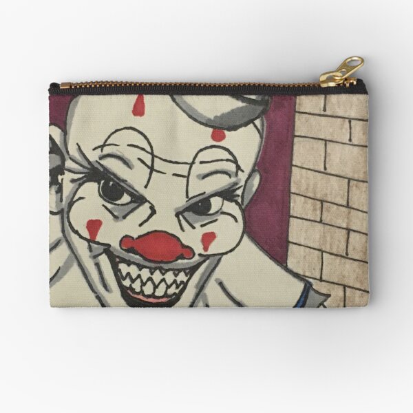 It The Clown Zipper Pouches Redbubble - guide of it in roblox pennywise the dancing clown for