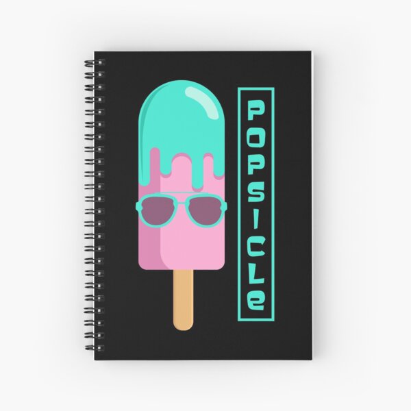 Popsicle Emoji Spiral Notebooks Redbubble - new popsicle world exclusive code in roblox popsicle