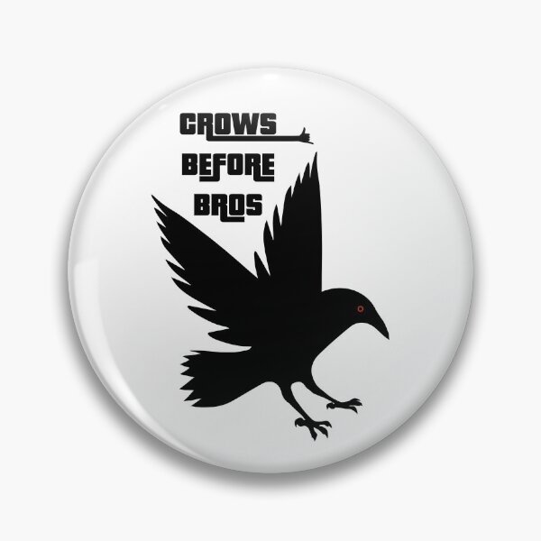 Item preview, Crows before bros Black and White Design designed and sold by Digitaldingo.