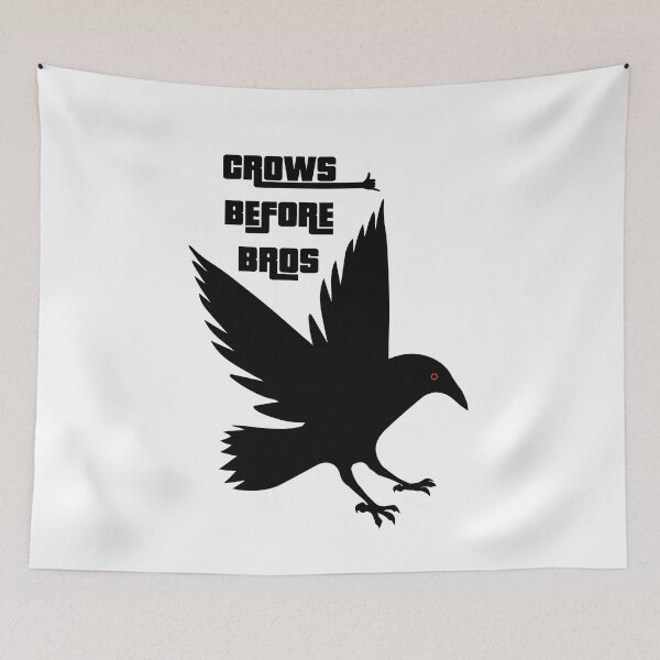 Item preview, Crows before bros Black and White Design designed and sold by Digitaldingo.