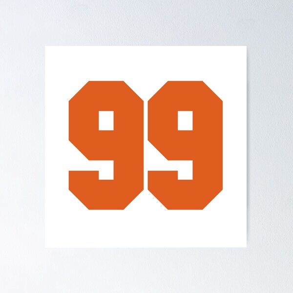 Item preview, 99 Number Cleveland Sports Ninety-Nine Brown Jersey designed and sold by HelloFromAja.