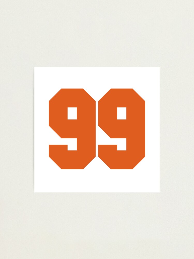 Number 99 Sports Tampa Ninety-Nine Jersey Sticker for Sale by HelloFromAja