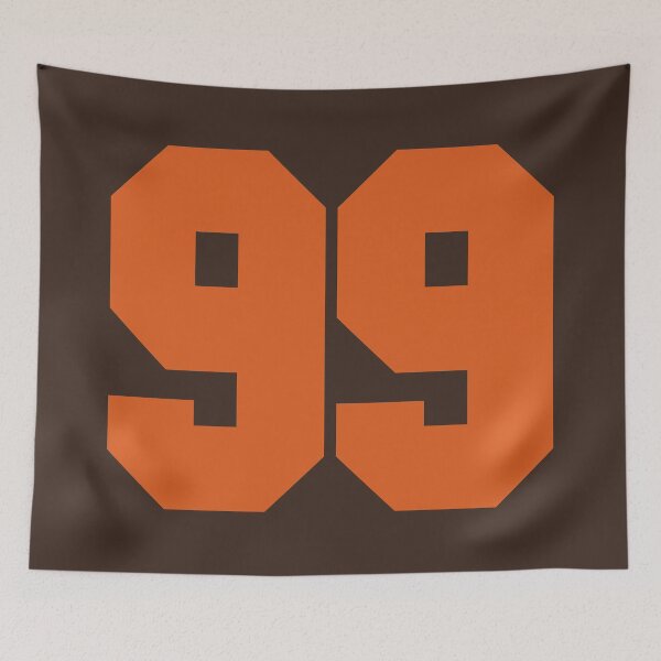 Item preview, 99 Number Cleveland Sports Ninety-Nine Brown Jersey designed and sold by HelloFromAja.