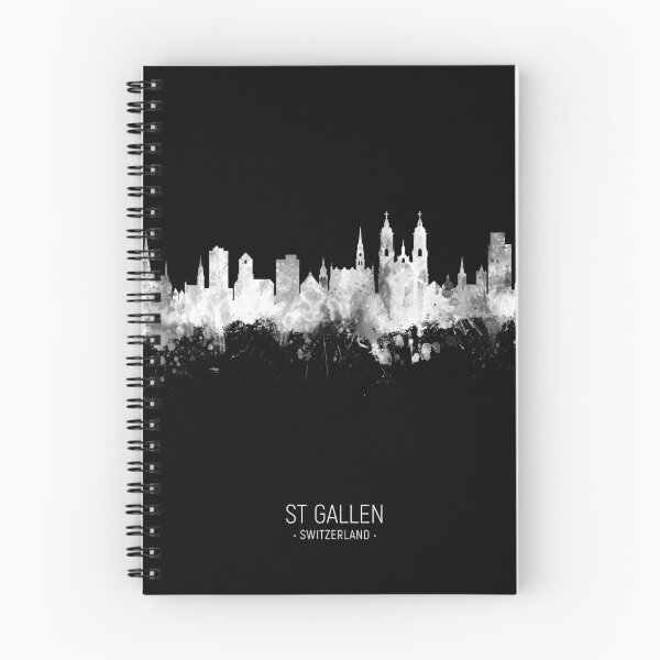Item preview, St Gallen Switzerland Skyline designed and sold by ArtPrints.