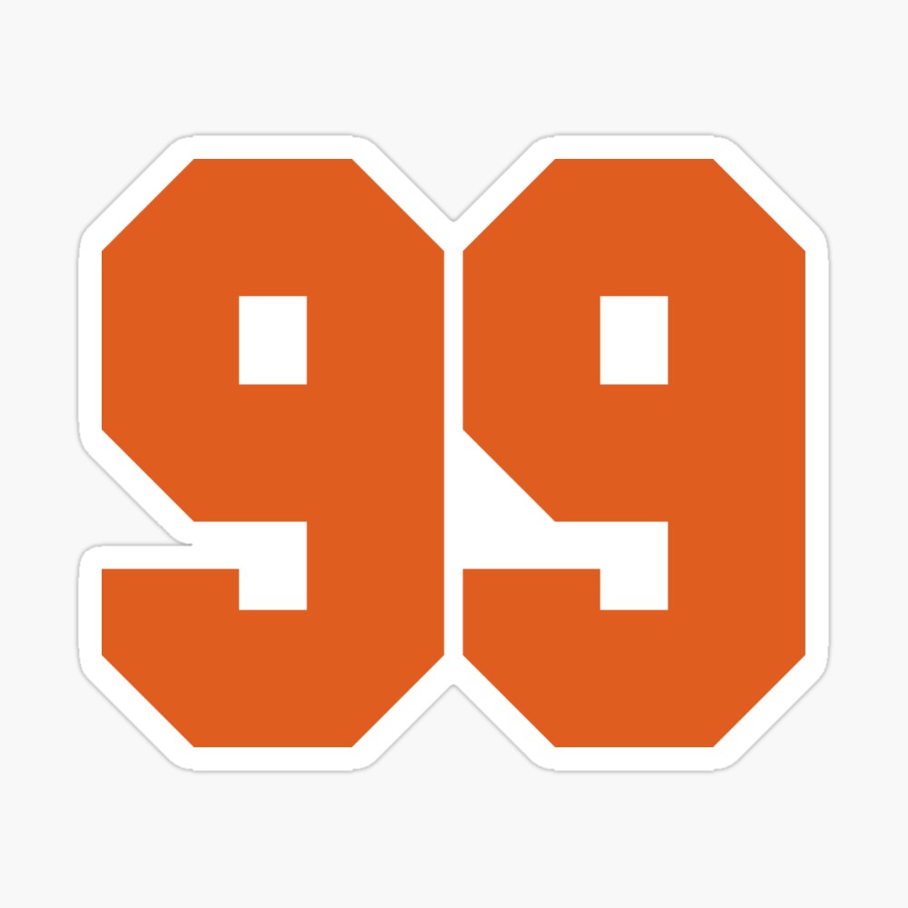 Ninety-Eight Jersey Number Sports 98 Sticker for Sale by HelloFromAja