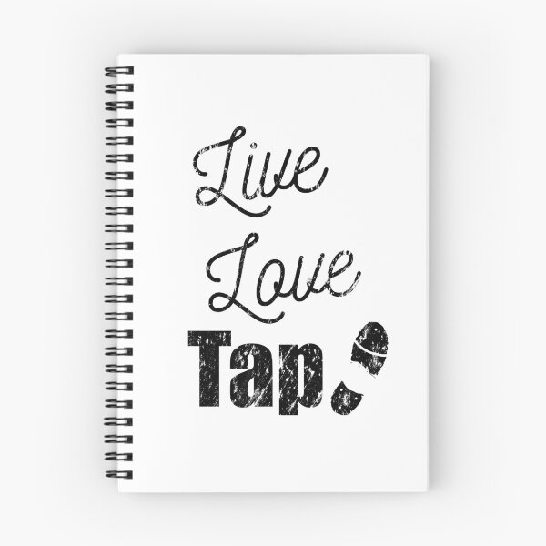 Item preview, Live Love Tap and tap shoe tap Dance design on white, The best fun gift for any dancer! tap dance art, #tapdanceart, tap fam designed and sold by TAP-DANCE-ART.