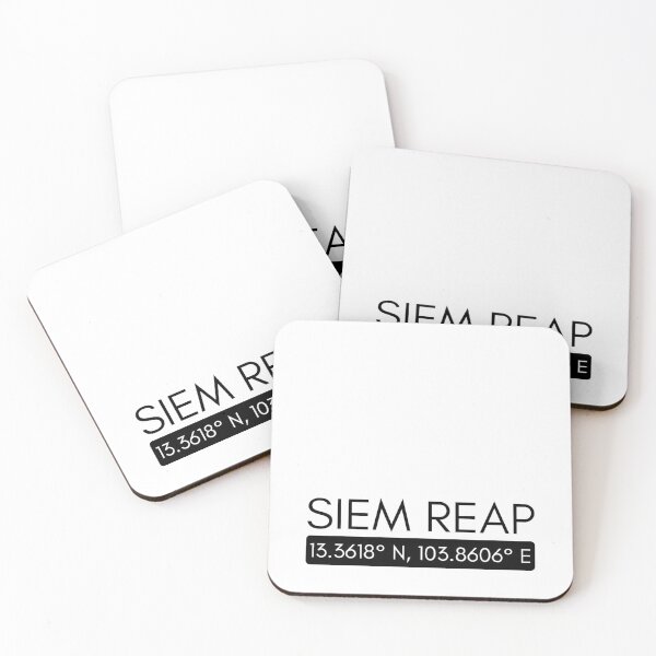 Item preview, Coordenadas de Siem Reap designed and sold by Jajamon.