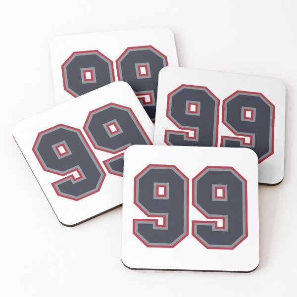 Item preview, 99 Navy Grey Red Sports Number Ninety-Nine designed and sold by HelloFromAja.
