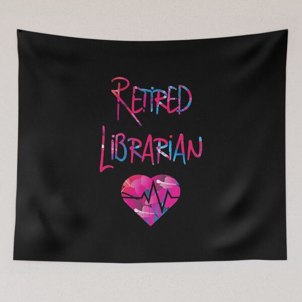 Item preview, Retired Librarian Reading Heartbeat designed and sold by at85productions.