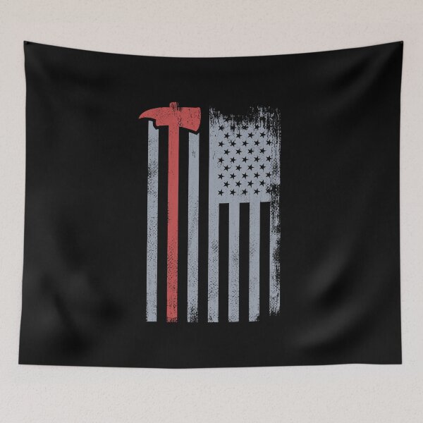 Item preview, Thin Red Line Redline Gift American Flag Red Axe Firefighter designed and sold by 2blackcherries.