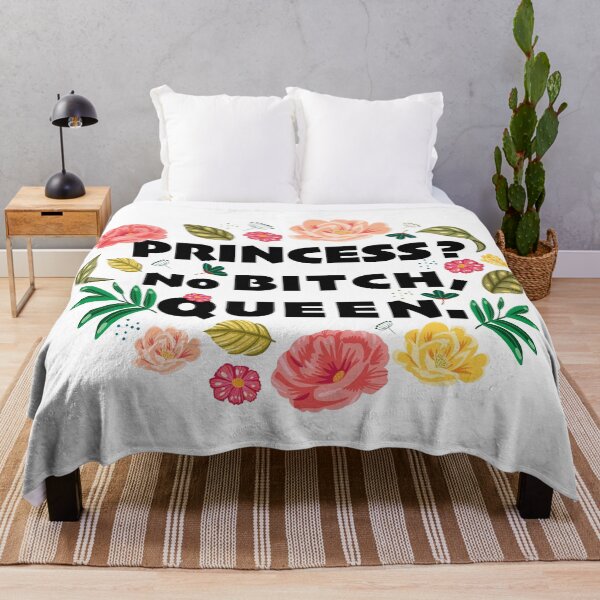 Item preview, PRINCESS? NO BITCH, QUEEN. designed and sold by Mushrankhan.