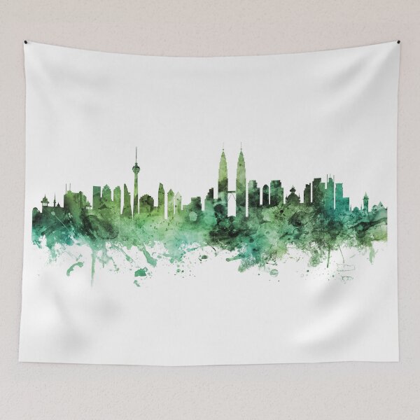 Item preview, Kuala Lumpur Malaysia Skyline designed and sold by ArtPrints.