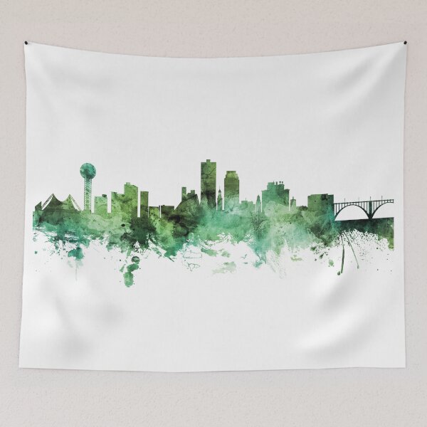 Item preview, Knoxville Tennessee Skyline designed and sold by ArtPrints.