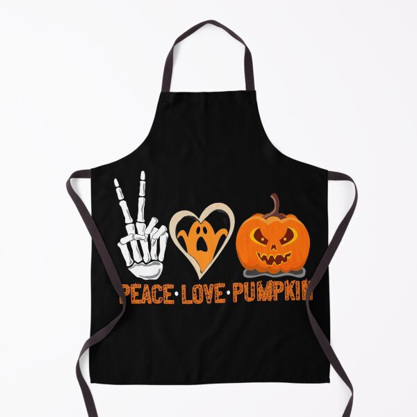 Item preview, Halloween Peace Love Pumpkin Hand Bleached Halloween designed and sold by taby2you.