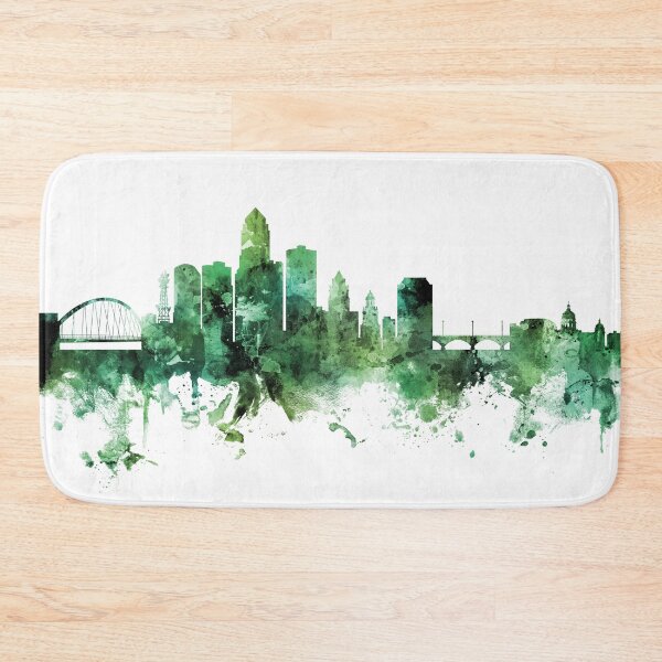 Item preview, Des Moines Iowa Skyline designed and sold by ArtPrints.