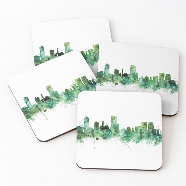 Item preview, Wellington New Zealand Skyline designed and sold by ArtPrints.