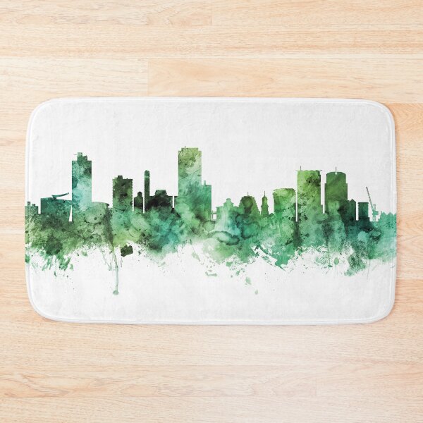 Item preview, Wellington New Zealand Skyline designed and sold by ArtPrints.