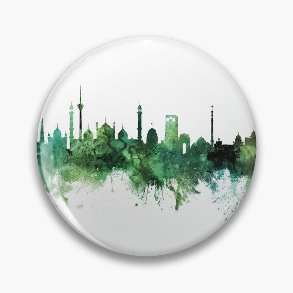 Item preview, New Delhi India Skyline designed and sold by ArtPrints.