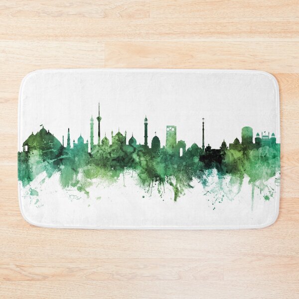 Item preview, New Delhi India Skyline designed and sold by ArtPrints.