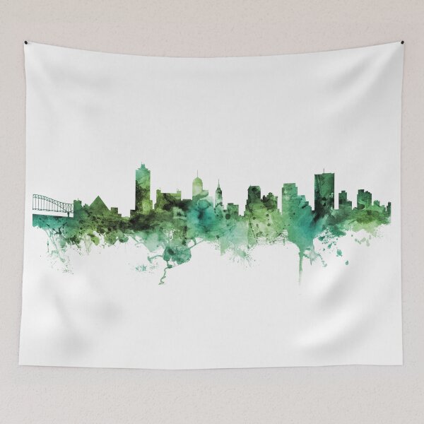 Item preview, Memphis Tennessee Skyline designed and sold by ArtPrints.
