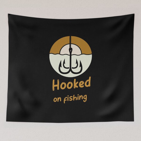 Item preview, HOOKED ON FISHING designed and sold by Ashalcheema.