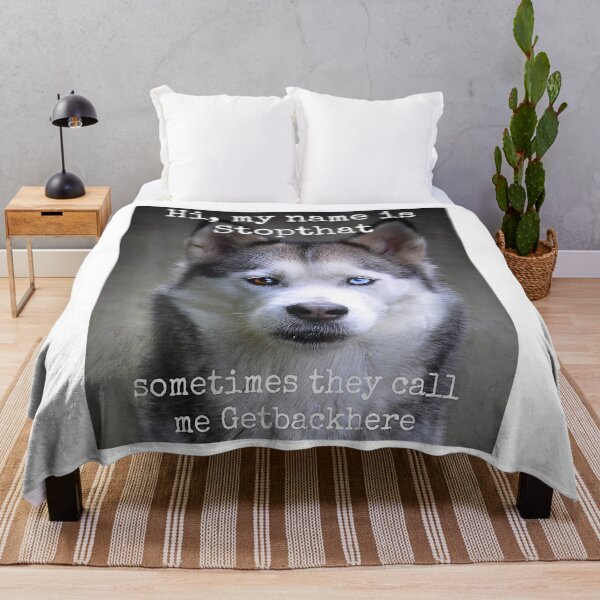 Artikelvorschau, Mein Name ist Stopthat Funny Hyper Siberian Husky Dog Owner entworfen und verkauft von Brigitte98.