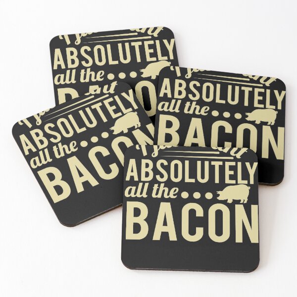Item preview, Bacon i want all of it funny shirt designed and sold by Grinover.