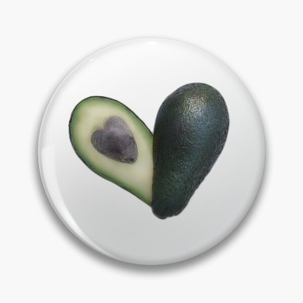 Item preview, avokado isolated with heart-shaped bone designed and sold by alinalenz.